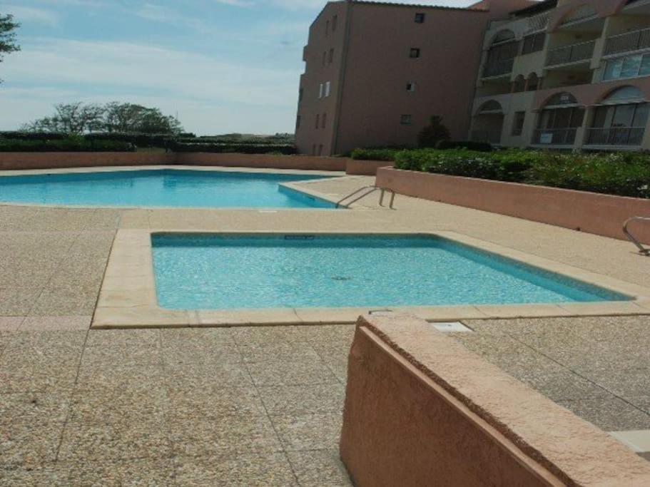 Amouvera C14, T2 Vue Mer, Piscine, Clim, Parking Agde Extérieur photo