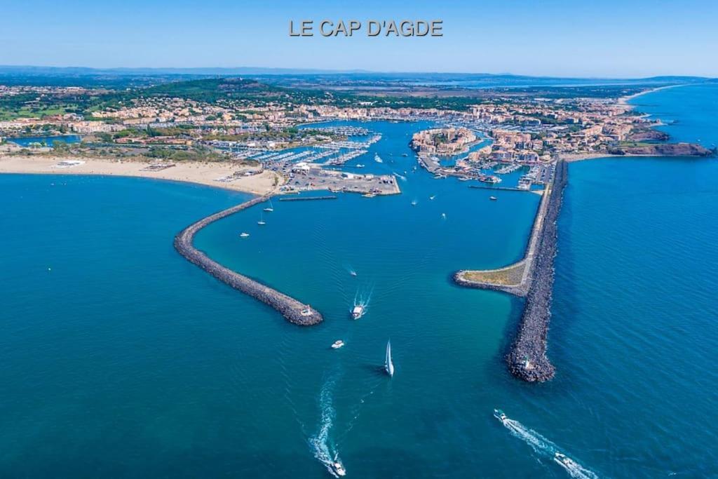 Amouvera C14, T2 Vue Mer, Piscine, Clim, Parking Agde Extérieur photo